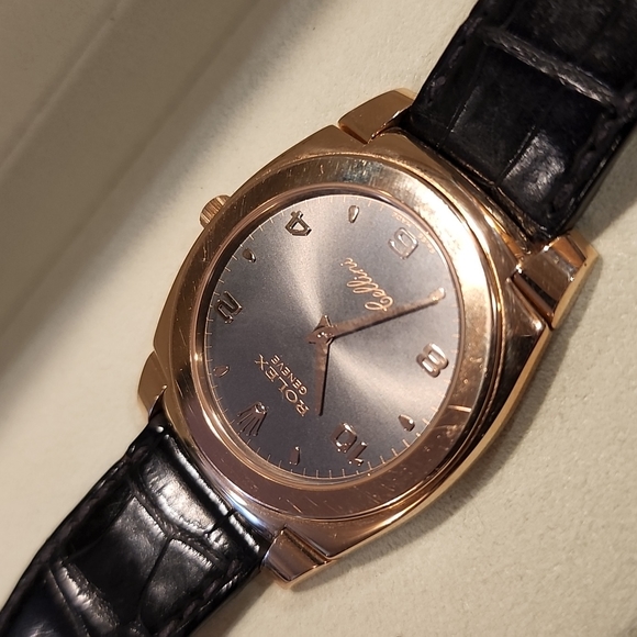 Rolex Cellini 18k Rose Gold Men's Watch 5330 - Picture 8 of 10